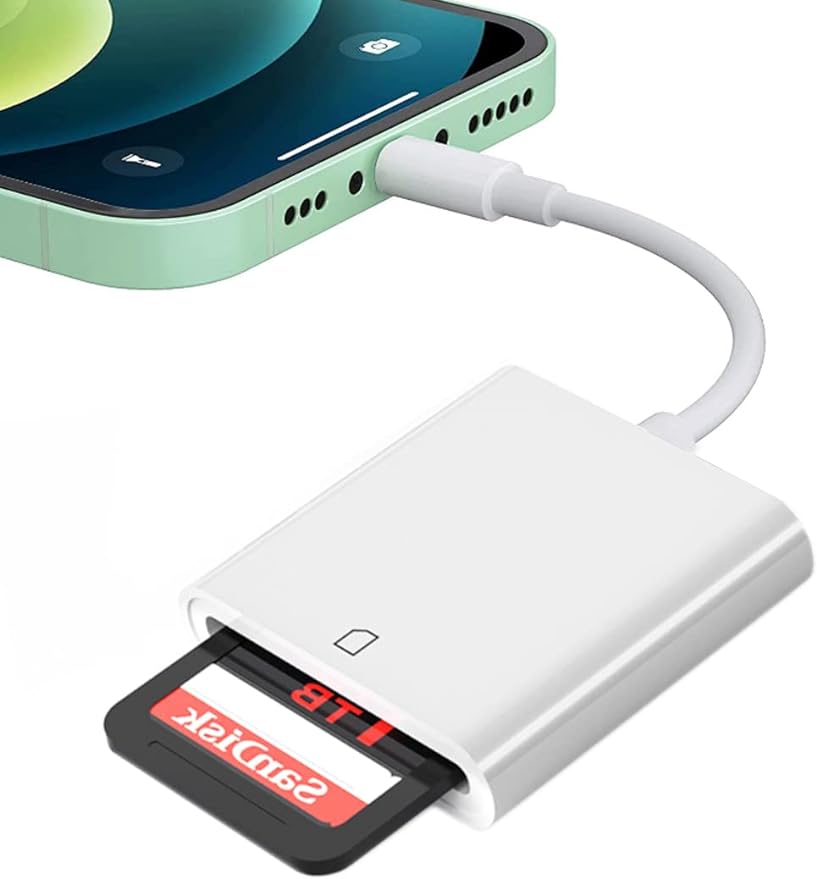 カードカメラリーダー 512GB 高速データ転送 写真/動画/Word/Excle/PPT/PDF 双方向データ転送 メモリカードリーダー phone/pad/専用 IOS対応