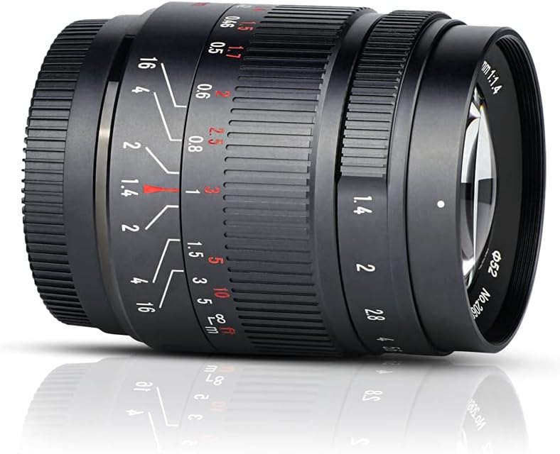 55mm F1.4 Mark IIAPS-Cマニュアルフォーカスレンズ大口径ミラーレスカメラSonyNEX-6RNEX-7 A3000 A5000 A5100 A6000 A6300A6500などのSonyEマウントカメラ用レンズ