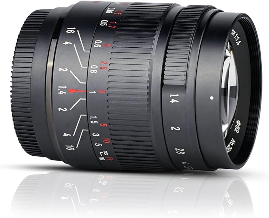 55mm F1.4 Mark IIAPS-Cマニュアルフォーカスレンズ大口径ミラーレスカメラSonyNEX-6RNEX-7 A3000 A5000 A5100 A6000 A6300A6500などのSonyEマウントカメラ用レンズ