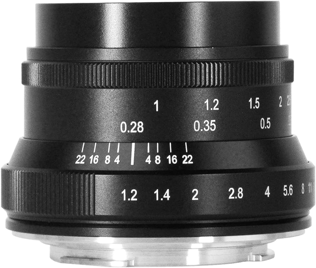 35mm f1.2 Mark II APS-C 大口径プライムレンズ MFT マルコ フォー スリー M4/3 コンパクトミラーレスカメラ用 パナソニック用 GF1 GF2 GF3 GF5 GF6 GF7 GF8 GF9