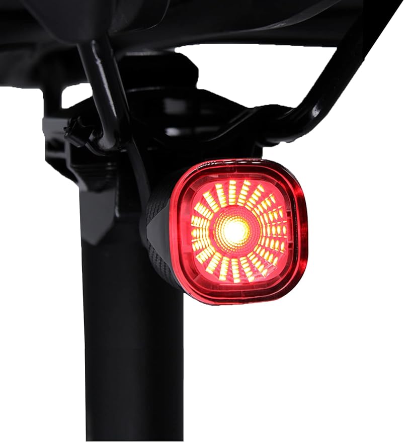 テールライト 自転車 リアライト 自動点灯 IPX6防水 USB充電式 高輝度 長時間対応 ロードバイクリアライト 夜間走行 簡単装着…
