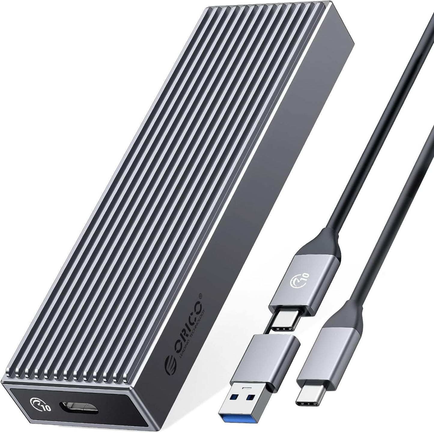 M.2 SSD 外付けケース NVME ケース SSD ケース 10Gbps USB3.2 USB-C M2 ケース M.2 PCIe NVMe M-Key 2230/2242/2260/2280 SSD用 Thunderbolt 3対応 UASP Trim指令をサポート アルミ 工具不要 BM2C3-G2 (M.2 NVMe)