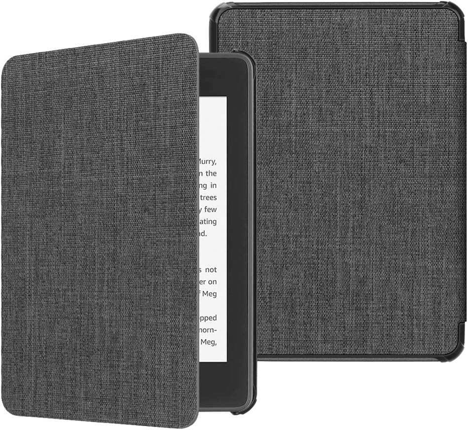 第10世代 ケース 軽量 薄型 オートスリープ機能付き Kindle Paperwhite 2018 Newモデル 第10世代 用 保護カバー (デニムチャコール)