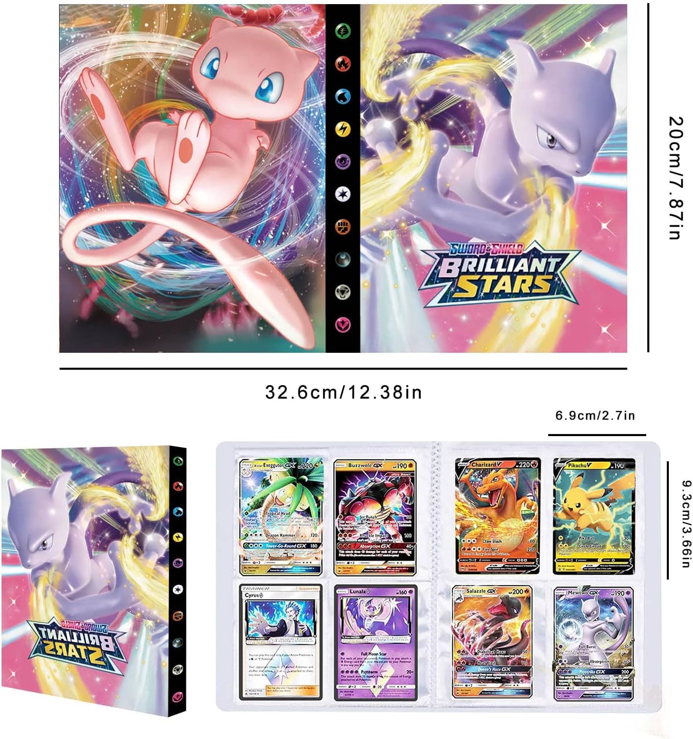 コレクションカード ファイル、カードホルダー、4ポケットカードアルバムは最大240枚のカードを収納できます4P16 ワンサイズ