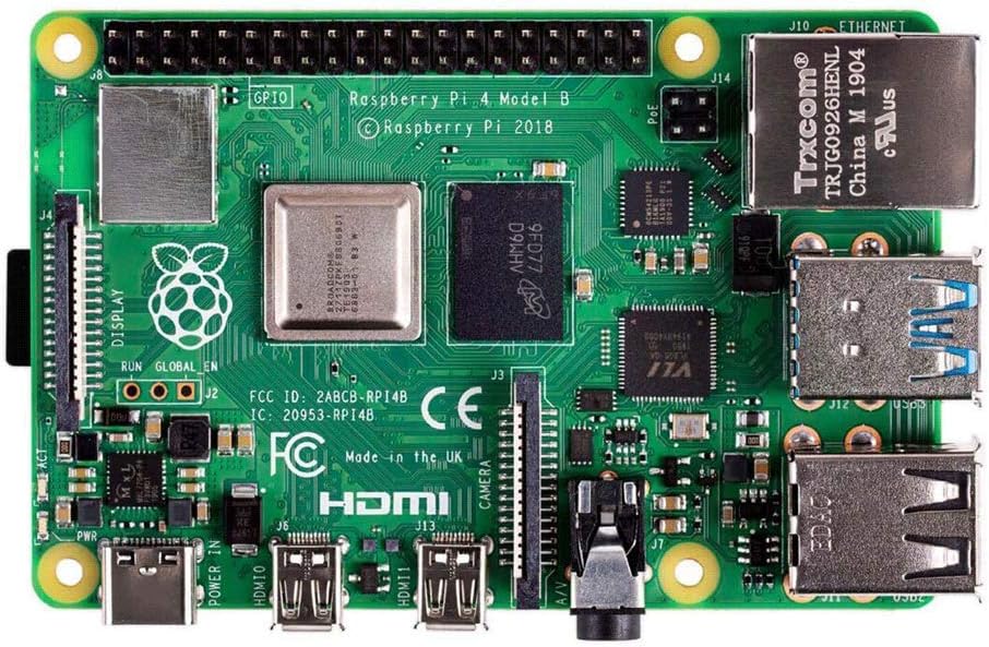 4GBのRaspberry Pi 4コンピューターモデルB、高性能な主板