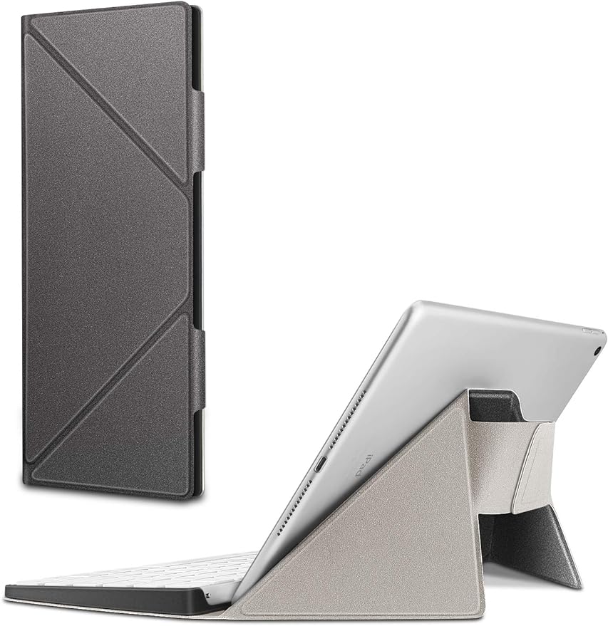 Apple Magicキーボードケース キーボードカバー MLA22LL/A専用 PUレザー スタンド機能 軽量 iPad/iPad Air/iPad Pro/iPad mini/iPhone/iMacに対応(グレー)