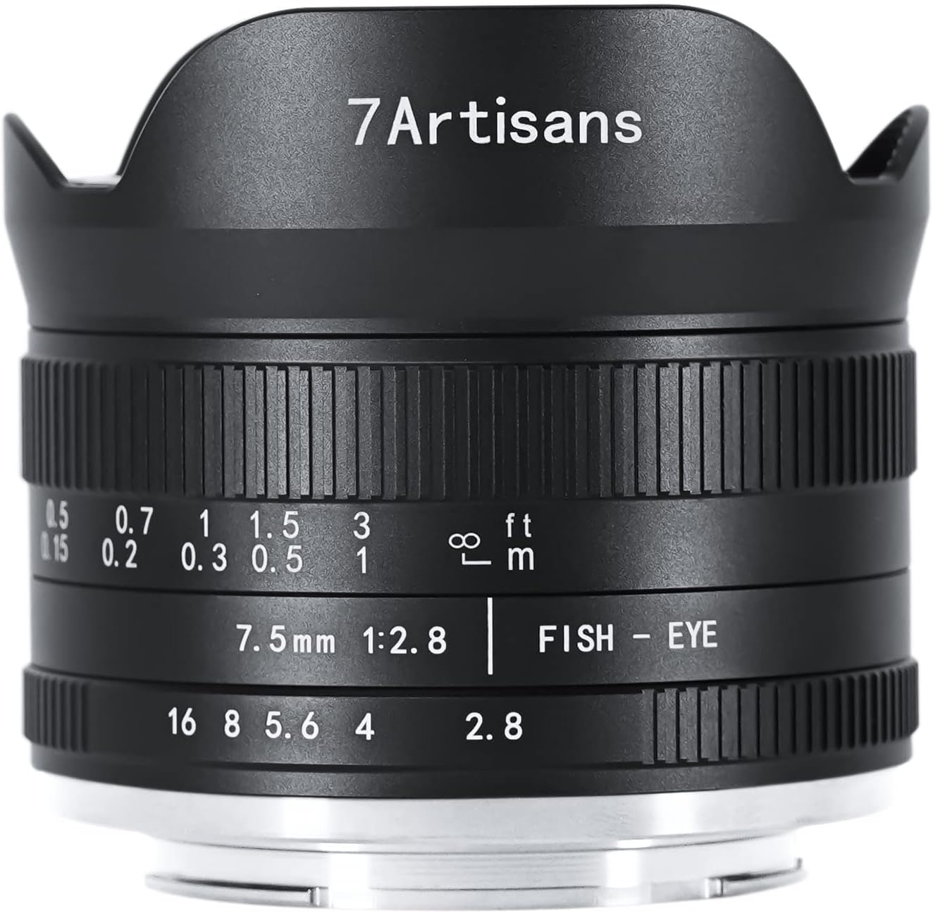 7.5mmf2.8マークII 富士フイルムFXミラーレスカメラ用APS-Cフィッシュアイ広角手動固定レンズX-T1X-T2 X-T3 X-T20 X-T30 X-E1 X-E2 X-E3