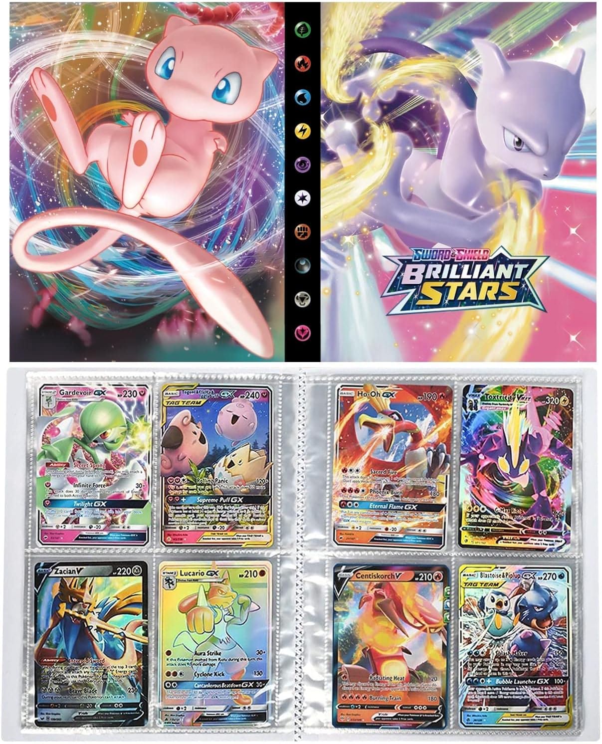 コレクションカード ファイル、カードホルダー、4ポケットカードアルバムは最大240枚のカードを収納できます4P16 ワンサイズ