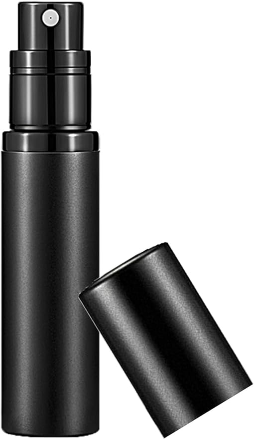 香水 アトマイザー 詰め替え 香水噴霧器 底部充填 香水スプレー パフューム プシュ式 (ブラック-P5)