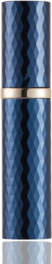 詰め替え可能 香水の噴霧器 携帯用 空 スプレーボトル ミニ ポケットサイズ 旅行香水 ディスペンサー 5ml (ブルー)