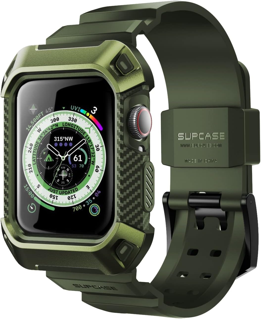 Apple Watch Series 8/7 45mm 2022/2021 保護カバー SE/6/5/4 44mm ケース 2020 バンド 44mm/45mm兼用 衝撃吸収 アップルウォッチ シリーズ 7/SE/6 対応