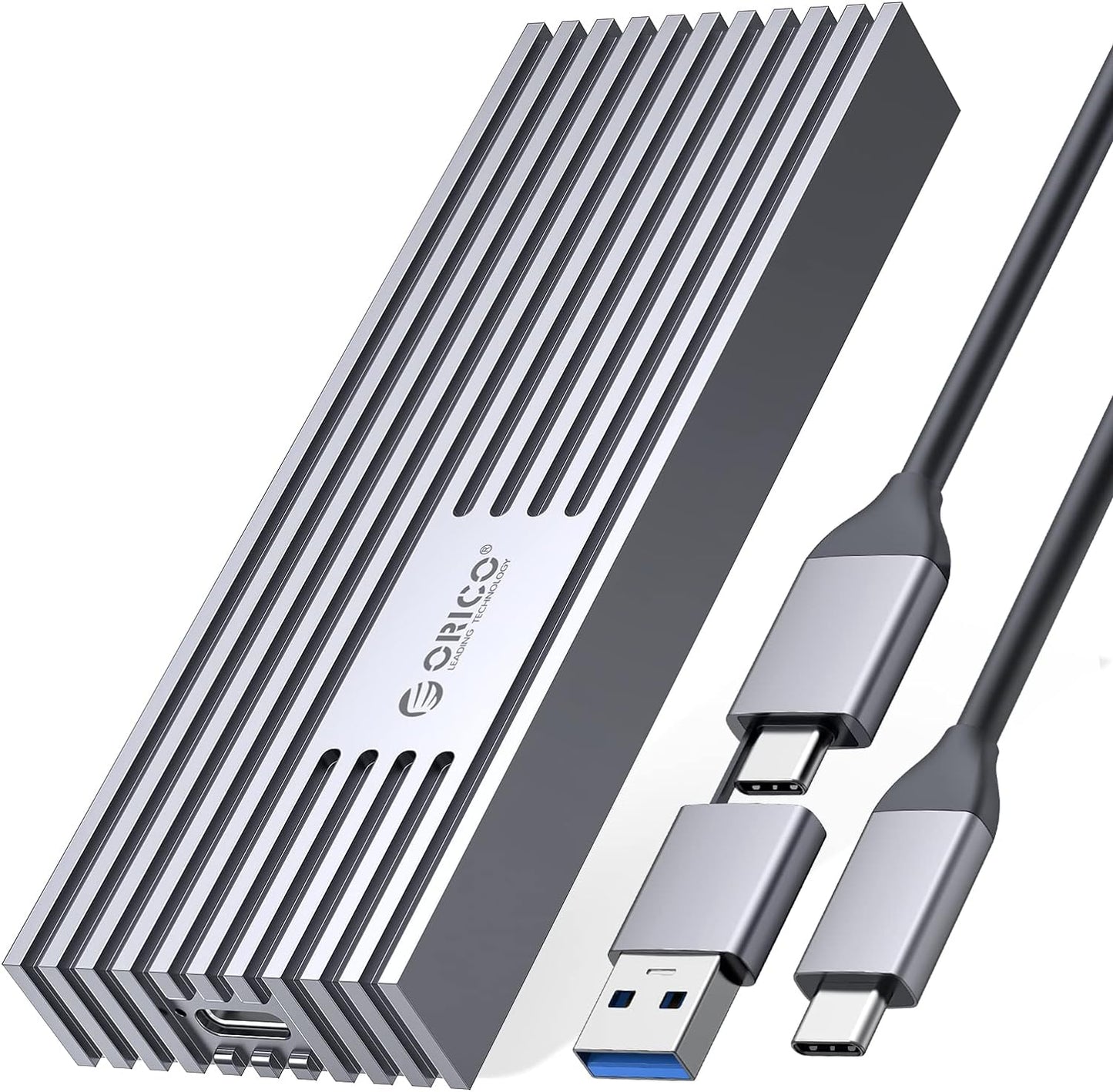 M.2 SSD 外付けケース 20Gbps NVMe ケース USB3.2 Gen2x2 USB-C PCIe ケース NVMe M-Key/M+B Key SSD 2230/2242/2260/2280用 アルミM2 SSDケース 最大4TB UASPサポート Trim指令 冷却ベスト付き M233C3-G4