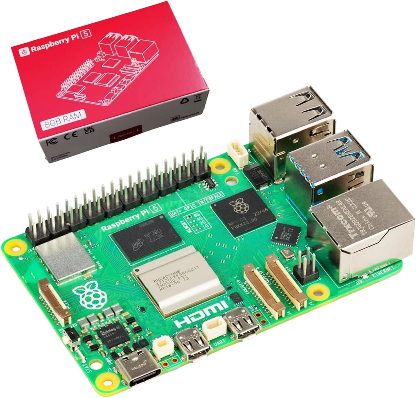 Raspberry Pi 5 8gb 技適マーク付き ラズベリーパイ5 8gb Development Board BCM2712 Arm Cortex-A76 64-bit quad-core 2.4GHz RTC WiFi/Bluetooth 5.0 SDR104対応 ラズベリーパイ5 （8GB RAM）コンピューター 技適対応品 (raspberry Pi 5 8GB)